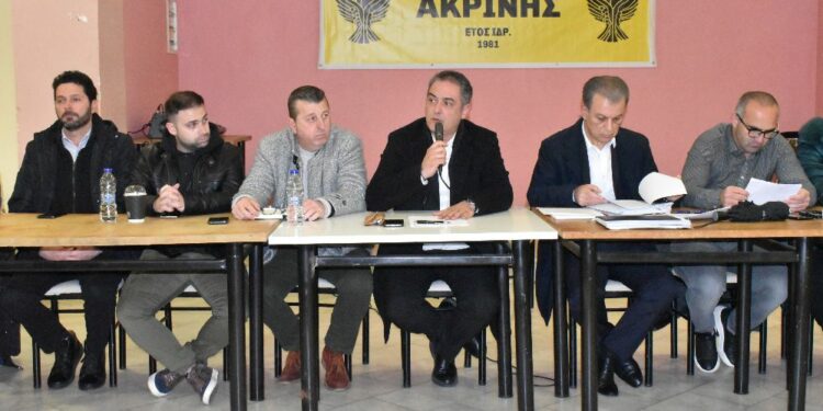 Γιάννης Κοκκαλιάρης στην Ακρινή: «Είμαστε εδώ για να σας ενημερώσουμε και να ακούσουμε τους προβληματισμούς σας». Βίντεο