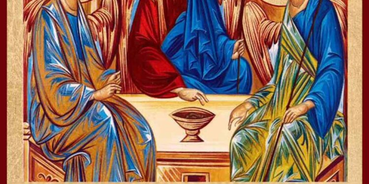 Αυγερινός: Υποδοχή της Ιερής Εικόνας της Αγίας Τριάδος