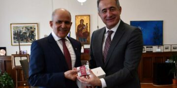 Η διεύρυνση των εξαγωγικών οριζόντων της Β. Ελλάδας προς τη Σαουδική Αραβία στο επίκεντρο της συνάντησης του ΥΜΑΘ Στάθη Κωνσταντινίδη με τον Πρέσβη Saad Alammar