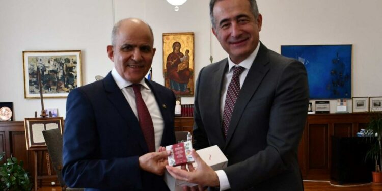 Η διεύρυνση των εξαγωγικών οριζόντων της Β. Ελλάδας προς τη Σαουδική Αραβία στο επίκεντρο της συνάντησης του ΥΜΑΘ Στάθη Κωνσταντινίδη με τον Πρέσβη Saad Alammar