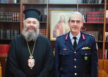 Εθιμοτυπική επίσκεψη του Γενικού Περιφερειακού Αστυνομικού Διευθυντή Δυτικής Μακεδονίας στο Μητροπολίτη Φλωρίνης, Πρεσπών και Εορδαίας
