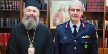 Εθιμοτυπική επίσκεψη του Γενικού Περιφερειακού Αστυνομικού Διευθυντή Δυτικής Μακεδονίας στο Μητροπολίτη Φλωρίνης, Πρεσπών και Εορδαίας