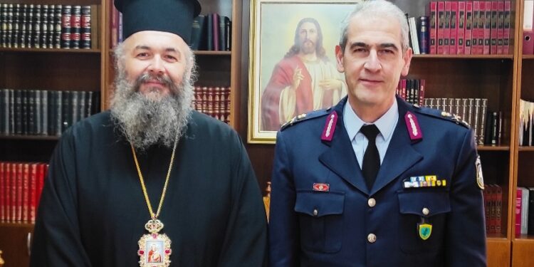 Εθιμοτυπική επίσκεψη του Γενικού Περιφερειακού Αστυνομικού Διευθυντή Δυτικής Μακεδονίας στο Μητροπολίτη Φλωρίνης, Πρεσπών και Εορδαίας