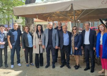 Στη Σιάτιστα ο υποψήφιος Ευρωβουλευτής Δημήτρης Τσιόδρας. Βίντεο