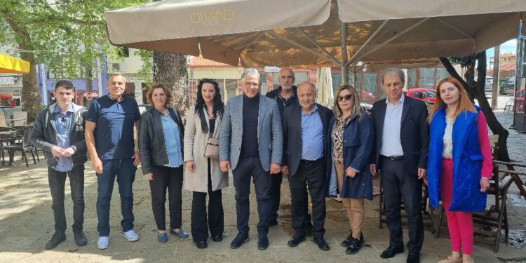 Στη Σιάτιστα ο υποψήφιος Ευρωβουλευτής Δημήτρης Τσιόδρας. Βίντεο