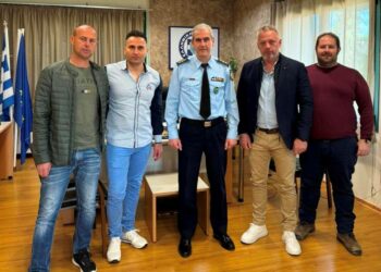 Εθιμοτυπική Επίσκεψη της Ένωσης Αστυνομικών Υπαλλήλων Κοζάνης στο Γενικό Περιφερειακό Αστυνομικό Διευθυντή Δυτικής Μακεδονίας , Ταξίαρχο κ. ΣΠΑΝΟΥΔΗ Κωνσταντίνο