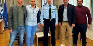 Εθιμοτυπική Επίσκεψη της Ένωσης Αστυνομικών Υπαλλήλων Κοζάνης στο Γενικό Περιφερειακό Αστυνομικό Διευθυντή Δυτικής Μακεδονίας , Ταξίαρχο κ. ΣΠΑΝΟΥΔΗ Κωνσταντίνο