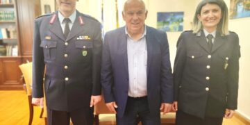 Συνάντηση του Δημάρχου Γρεβενών με τον νέο Γενικό Περιφερειακό Αστυνομικό Διευθυντή Δυτ. Μακεδονίας