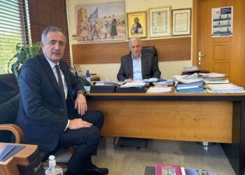 Συνάντηση Στάθη Κωνσταντινίδη με τον Πρόεδρο της ΚΕΔΕ Λάζαρο Κυρίζογλου: «Στηρίζουμε εμπράκτως τον αναπτυξιακό και κοινωνικό ρόλο της Τοπικής Αυτοδιοίκησης»