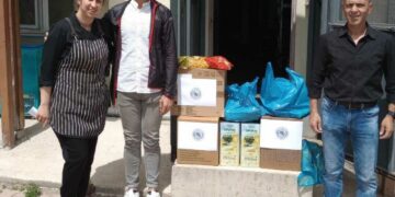 Κοζάνη: Διάθεσή τροφίμων στο Τιάλειο Εκκλησιαστικό Γηροκομείο από την Ένωση Στρατιωτικών