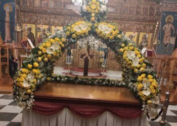 Ο Επιτάφιος στον Άγιο Δημήτριο Σιάτιστας. Φωτογραφίες