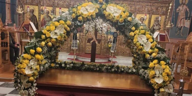 Ο Επιτάφιος στον Άγιο Δημήτριο Σιάτιστας. Φωτογραφίες