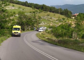 Σιάτιστα: Τροχαίο στον περιφερειακό δρόμο