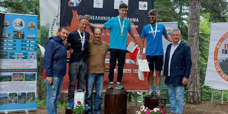 Στο βάθρο ο Δημήτρης Σελέτης στο Πανελλήνιο Πρωτάθλημα Ορεινού τρεξίματος