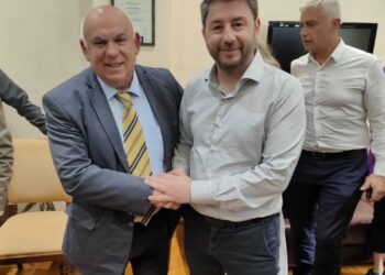 Συνάντηση του Δημάρχου Γρεβενών, Κυριάκου Ταταρίδη με τον Πρόεδρο του ΠΑΣΟΚ ΚΙΝΑΛ, Νίκο Ανδρουλάκη. Βίντεο