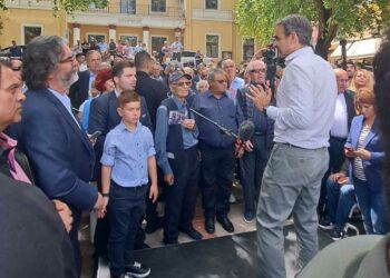 Στο Δήμο Σερβίων ο Πρωθυπουργός Κυριάκος Μητσοτάκης. Φωτογραφίες