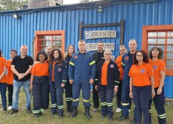 Επίσκεψη στην Εθελοντική Διασωστική Ομάδα Πτολεμαΐδας πραγματοποίησε ο Διοικητής Πυροσβεστικής ΠΕ Κοζάνης Πύραρχος Γκίκας Καμπουρίδης