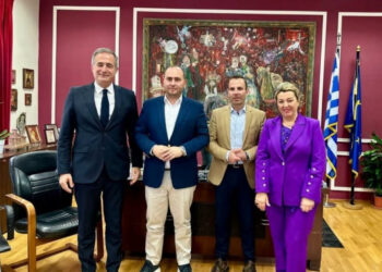 Περιοδεία του ΥΜΑΘ Στάθη Κωνσταντινίδη στην Π.Ε. Καστοριάς. Φωτογραφίες