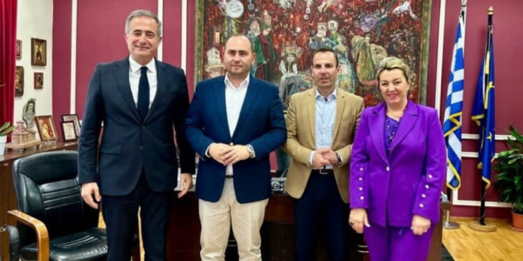 Περιοδεία του ΥΜΑΘ Στάθη Κωνσταντινίδη στην Π.Ε. Καστοριάς. Φωτογραφίες