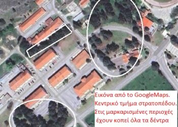 Οικολογική Κίνηση Κοζάνης: Ακατανόητη και απαράδεκτη η κοπή δεκάδων δέντρων στο στρατόπεδο Μακεδονομάχων