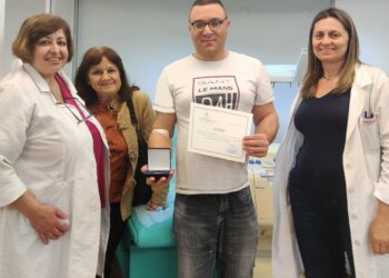 Βράβευση του εκπαιδευτικού Ιωάννη Κωνσταντίνου Τσακιρίδη από Αντικαρκινικό Νοσοκομείο Θεσσαλονίκης «ΘΕΑΓΕΝΕΙΟ»