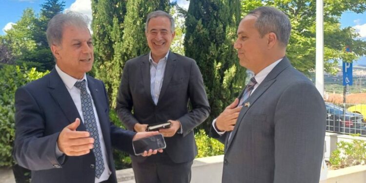 Επίσκεψη του Προξένου των ΗΠΑ στη Θεσσαλονίκη στον Περιφερειάρχη Δυτικής Μακεδονίας