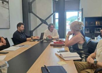 Συνάντηση του Δημάρχου Σερβίων Χρήστου Ελευθερίου με στελέχη της ΑΝΚΟ