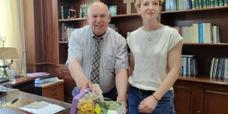 Επίσκεψη της υφυπουργού Ενέργειας, Αλεξάνδρας Σδούκου στον Δήμαρχο Γρεβενών