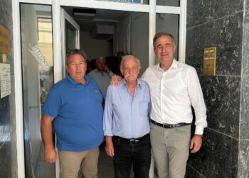 Επίσκεψη του ΥΜΑΘ Στάθη Κωνσταντινίδη στη Θάσο με κλιμάκιο της Νέας Δημοκρατίας