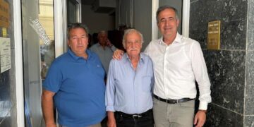 Επίσκεψη του ΥΜΑΘ Στάθη Κωνσταντινίδη στη Θάσο με κλιμάκιο της Νέας Δημοκρατίας