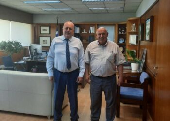 Συνάντηση Δημάρχου Γρεβενών με τον Πρύτανη του Αριστοτέλειου Πανεπιστημίου Θεσσαλονίκης, Καθηγητή κ. Χαράλαμπο Φείδα