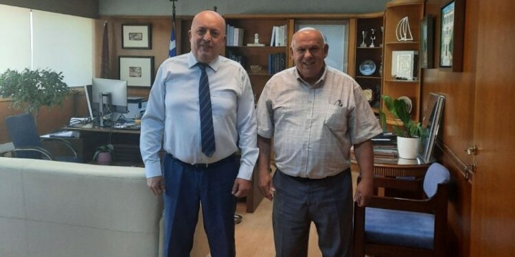 Συνάντηση Δημάρχου Γρεβενών με τον Πρύτανη του Αριστοτέλειου Πανεπιστημίου Θεσσαλονίκης, Καθηγητή κ. Χαράλαμπο Φείδα