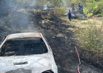 Επί ποδός η Πολιτική Προστασία του Δήμου Κοζάνης για την πυρκαγιά στο Κτένι (Φωτογραφίες)