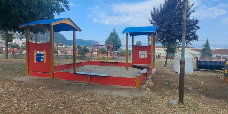 Νέα παιδική χαρά στον 1ο Παιδικό Σταθμό Σερβίων