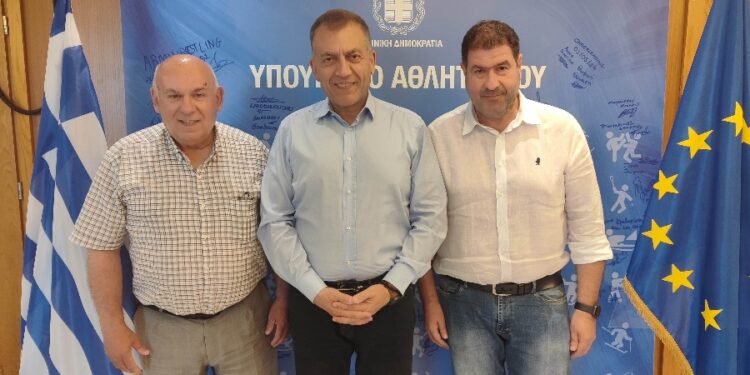 Συνάντηση Δημάρχου Γρεβενών με τον Αν. Υπουργό Παιδείας, Θρησκευμάτων και Αθλητισμού, αρμόδιο για θέματα αθλητισμού, κ. Γιάννη Βρούτση