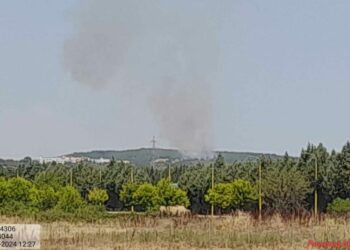 Πτολεμαΐδα: Φωτιά πίσω από το Μποδοσάκειο Νοσοκομείο