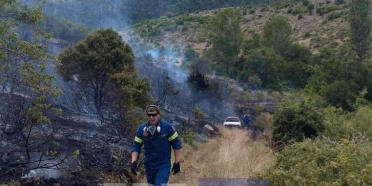 Υπό έλεγχο η πυρκαγιά στον Μπούρινο – Ο πρώτος απολογισμός