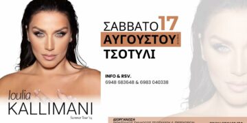 Η Ιουλία Καλλιμάνη στο Τσοτύλι!!