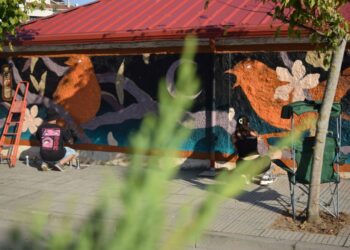 ΑΡΣΙΣ Κοζάνης: Πρώτη τοιχογραφία graffiti από την ομάδα 3ΜΚ, στο πλαίσιο της πρωτοβουλίας «Δώσε μας τον τοίχο σου» της San Team