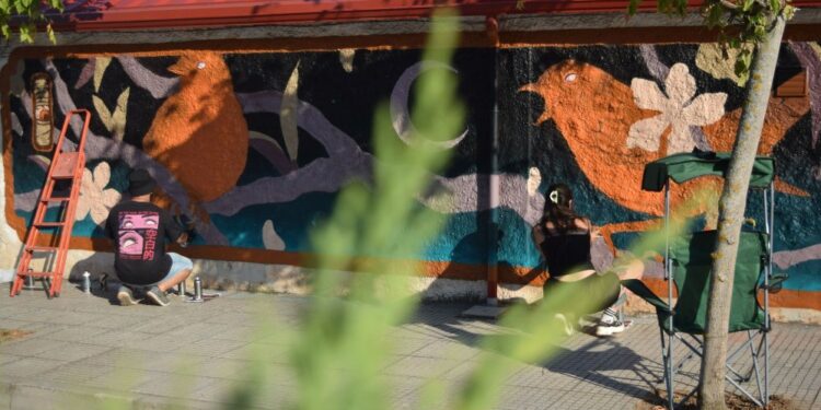 ΑΡΣΙΣ Κοζάνης: Πρώτη τοιχογραφία graffiti από την ομάδα 3ΜΚ, στο πλαίσιο της πρωτοβουλίας «Δώσε μας τον τοίχο σου» της San Team