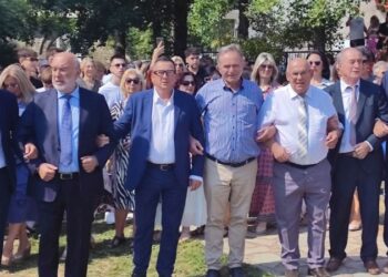 Στις  θρησκευτικές και παραδοσιακές εκδηλώσεις εορτασμού της Μεγάλης Παναγίας στη Σαμαρίνα, ο Δήμαρχος Γρεβενών, Κυριάκος Ταταρίδης