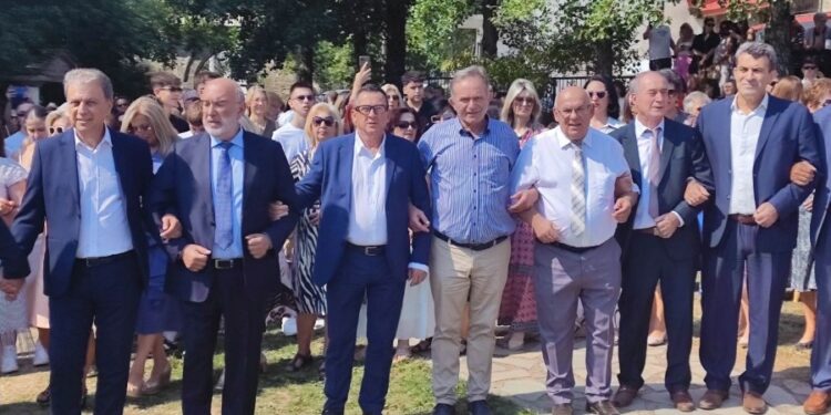 Στις θρησκευτικές και παραδοσιακές εκδηλώσεις εορτασμού της Μεγάλης Παναγίας στη Σαμαρίνα, ο Δήμαρχος Γρεβενών, Κυριάκος Ταταρίδης