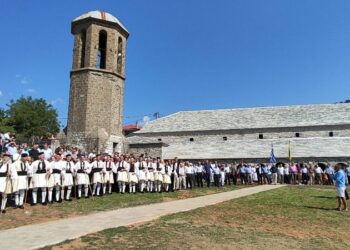 Στις  θρησκευτικές και παραδοσιακές εκδηλώσεις εορτασμού της Μεγάλης Παναγίας στη Σαμαρίνα, ο Δήμαρχος Γρεβενών, Κυριάκος Ταταρίδης