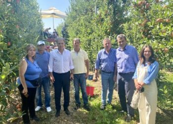 Επίσκεψη του Περιφερειάρχη Δυτικής Μακεδονίας σε αγροκτήματα της Π.Ε. Καστοριάς καθώς και στην ΓΕΟΚ