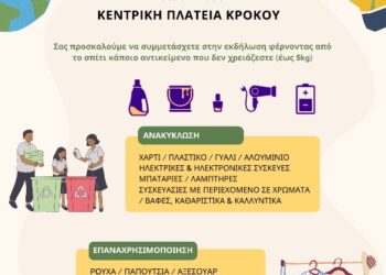 Πρόσκληση σε εκδήλωση: Επαναχρησιμοποίηση & Ανακύκλωση στην πράξη