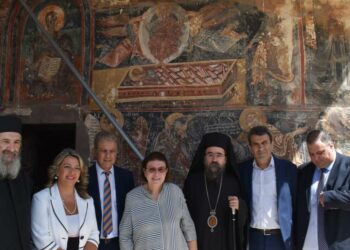 Ἡ Ὑπουργὸς Πολιτισμοῦ στὴν Ἱερὰ Μονῆ Παναγίας Μαυριωτίσσης Καστοριᾶς – Δήλωση τοῦ Καστορίας Καλλινίκου στὰ Μ.Μ.Ε