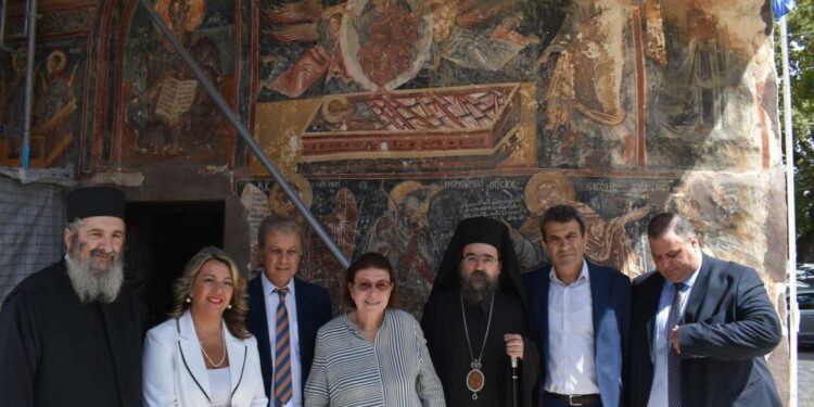 Ἡ Ὑπουργὸς Πολιτισμοῦ στὴν Ἱερὰ Μονῆ Παναγίας Μαυριωτίσσης Καστοριᾶς – Δήλωση τοῦ Καστορίας Καλλινίκου στὰ Μ.Μ.Ε