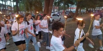 Η Γαλατινή υποδέχτηκε τη Φλόγα της Αγάπης.  Βίντεο και φωτογραφίες