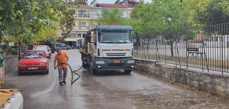 Δήμος Γρεβενών: Εκτεταμένοι καθαρισμοί με πλύσιμο των δρόμων στην πόλη των Γρεβενών.