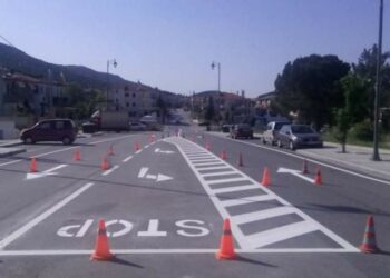 Εργασίες διαγράμμισης στη Νεάπολη την Παρασκευή 27/9